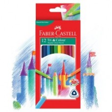 12 crayons de couleur Faber-Castell
