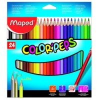 24 Crayons de Couleur Color Peps Maped