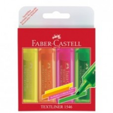 Pochette de 4 Fluos Faber-Castell